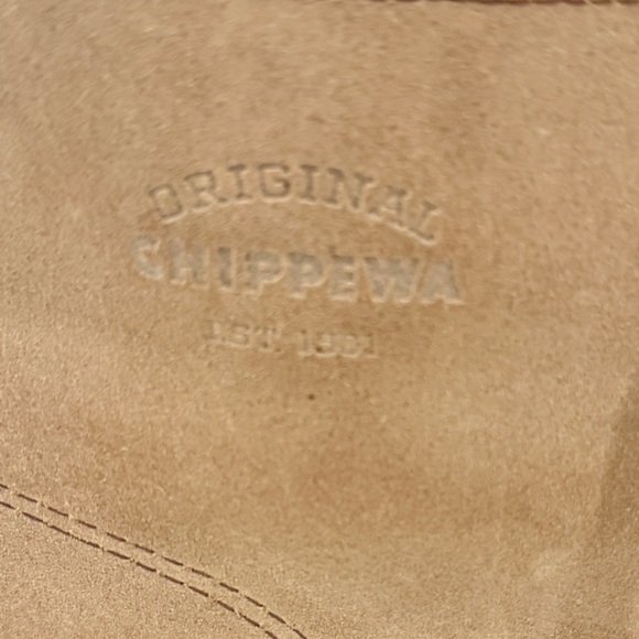 Chippewa 1901M27 Men’s Tan Suede Boots New Made in USA Vibram Sole - Picture 2 of 8